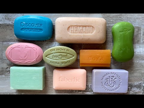 Видео: ASMR Soap cutting | Soap Carving|Резка мыла  | ASMR