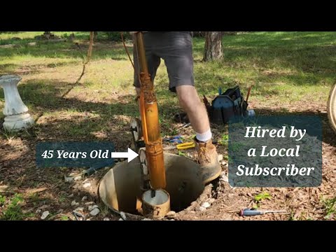 Видео: Замена скважинного насоса для абонента! Обслуживание в тот же день