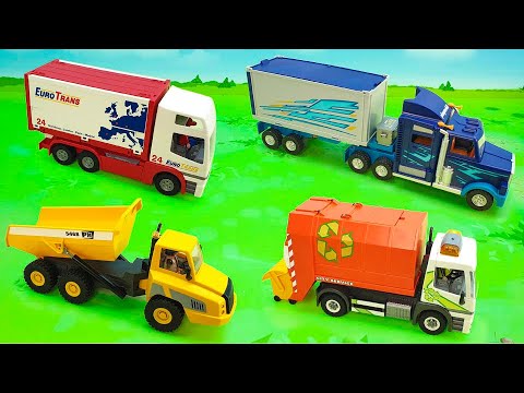 Видео: Пожарная машина Эвакуатор Полицейская машина Грузовик новые игрушечные видео.