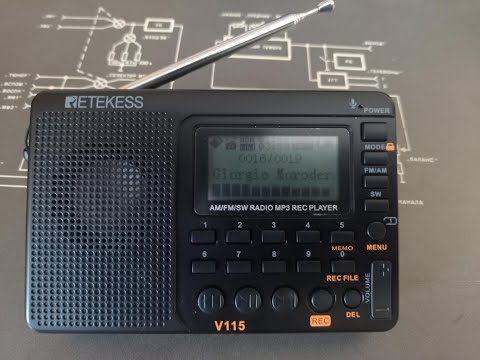 Видео: мой карманный радиоприемник Retekess v115