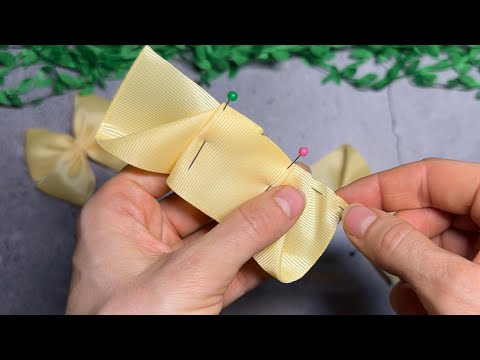 Видео: Идея которая ПРИНЕСЛА ДОХОД! Только посмотрите какие они малютки банты и резинки из лент