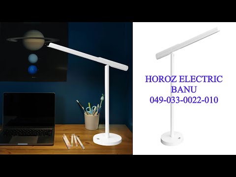 Видео: Акумуляторна настільна лампа HOROZ ELECTRIC BANU 049-033-0022-010