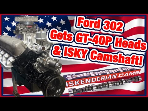 Видео: Бюджетная сборка 5.0 SBF 302 — установка головок блока цилиндров GT40P и распредвала ISKY Racing
