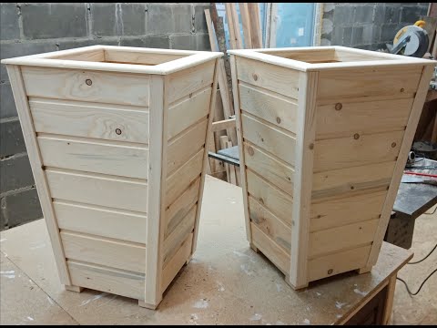 Видео: Декоративное кашпо для цветов. Делаем сами.