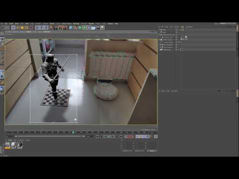 Видео: C4d: трекинг видео и привязка объекта