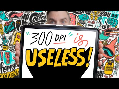 Видео: Как выбрать правильный размер/разрешение для вашего рисунка — советы начинающим иллюстраторам