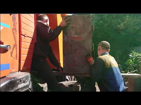 Видео: Ремонт крана печки Камаз, привариваем ящик для инструметов на мой, снимаю морду!