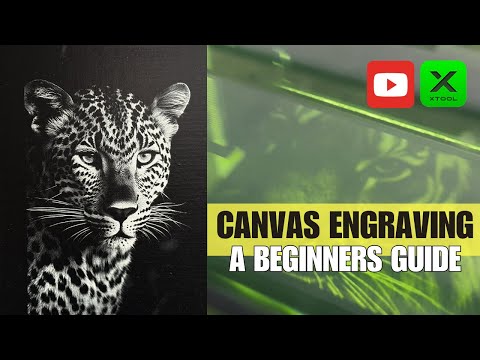 Видео: Легко научиться лазерной гравировке на расписанном холсте
