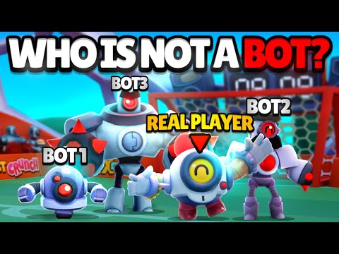 Видео: 5 ботов Brawl Stars против 1 секретного игрока...