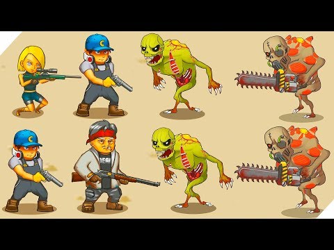 Видео: ЛЮДИ против ЗОМБИ - Human vs Zombies: a zombie defense game. Зомби апокалипсис