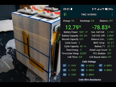 Видео: Збірка акумулятора Lifepo4 12V з елементів EVE 105Ah на JK (JiKong) BMS для ДБЖ