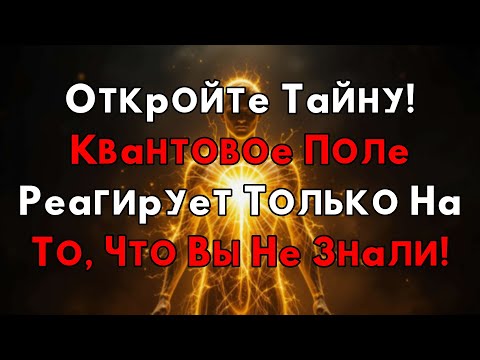 Видео: Это Изменит Вашу Жизнь! Квантовое Поле Откликается Лишь На Тайный Код.