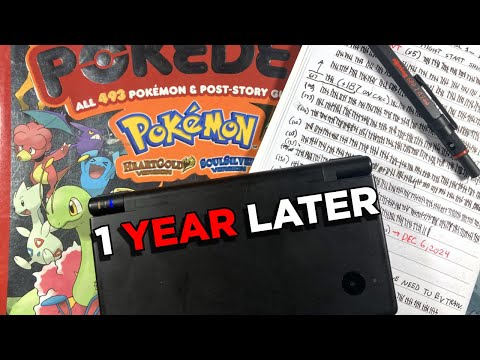 Видео: Мой сохраненный файл Heartgold спустя 1 год
