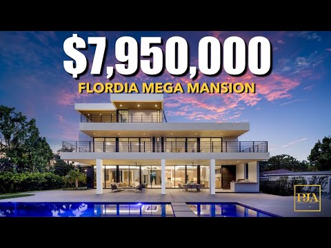Видео: Внутри мегаособняка во Флориде стоимостью 8 000 000 долларов | Экскурсия по роскошному дому | Пит...