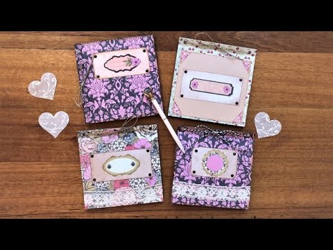 Видео: Проект из бумаги формата 12x12 и 6x6 — простой