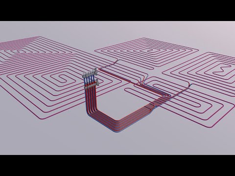 Видео: ArchiCAD "Теплый пол". Использование МЕР-элемента "Труба универсальная ( гибкая )".