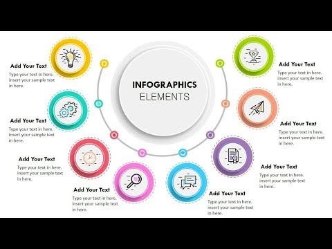 Видео: Дизайн слайдов инфографики PowerPoint