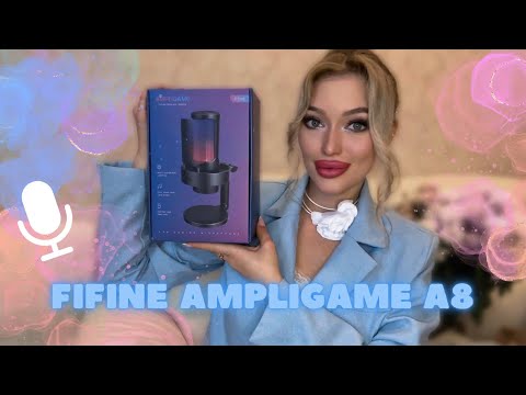 Видео: АСМР обзор микрофона FIFINE Ampligame A8 | Покупки из Золотого Яблока и WB🛍️