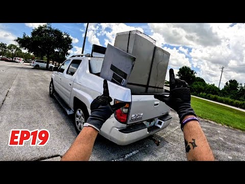 Видео: Рыться в мусорных баках! Компьютеры, комиссионные магазины и кондиционеры!