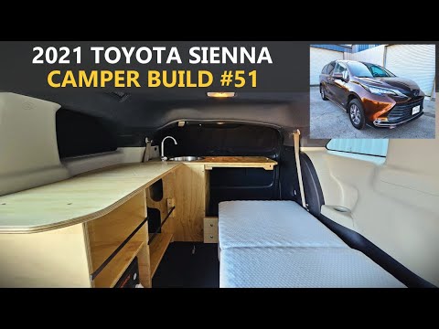 Видео: НОВЫЙ легкий кемпер Toyota Sienna 2021 года для 1 человека
