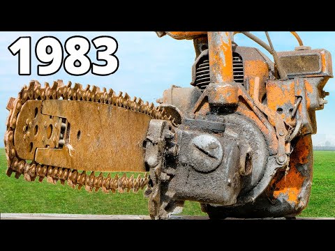 Видео: Full Restoration Old Heavy Chainsaw 109сс