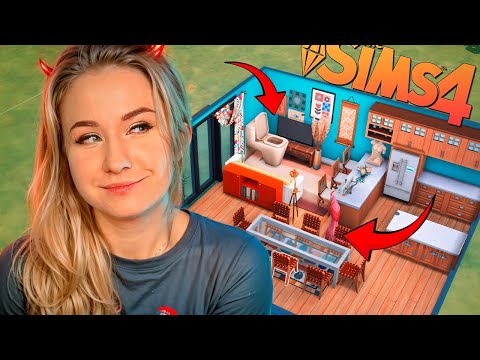 Видео: Строю дом, но не могу допускать ошибки в Симс 4 // The Sims 4 No Mistake Challenge
