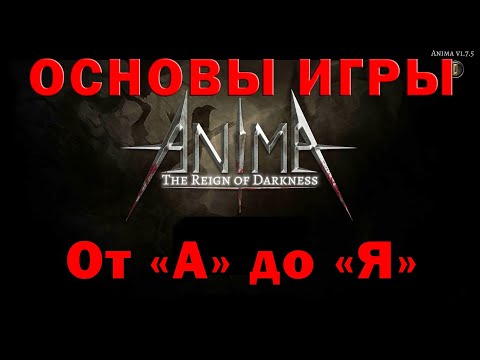 Видео: Anima arpg основы игры от А до Я