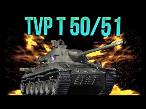 Видео: TVP T 50/51 - МОЛНИЕНОСНЫЙ БАРАБАН 🔴  TANKS BLITZ