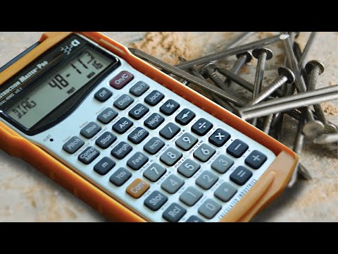 Видео: Строительный калькулятор Calculated Industries Construction Master Pro 4065