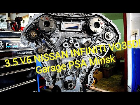 Видео: 3.0 v6  Infiniti Nissan VQ35DE . Расточка коленвала
