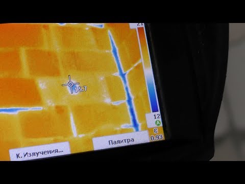 Видео: Дом из газобетона! Проверка тепловизором! Первая зима ❄️