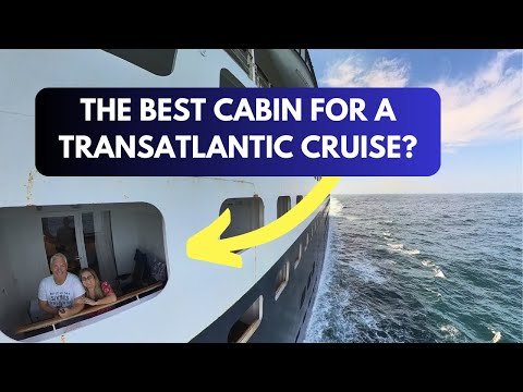 Видео: Каюта с защищённым балконом 5140 — обзор и экскурсия по Queen Mary 2 компании Cunard