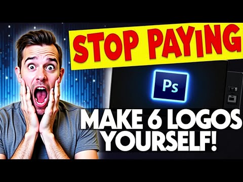 Видео: ХВАТИТ платить за логотипы — создайте эти 6 потрясающих дизайнов самостоятельно в Photoshop