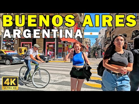 Видео: 🇦🇷 БУЭНОС-АЙРЕС, АРГЕНТИНА: пешеходная экскурсия от первого лица | От Пласа-де-Майо до улицы Флорида