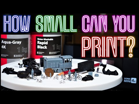 Видео: Велосипеды в масштабе N со спицами, корзиной и фарами — моя первая печать! | НОВЫЙ Phrozen Sonic ...