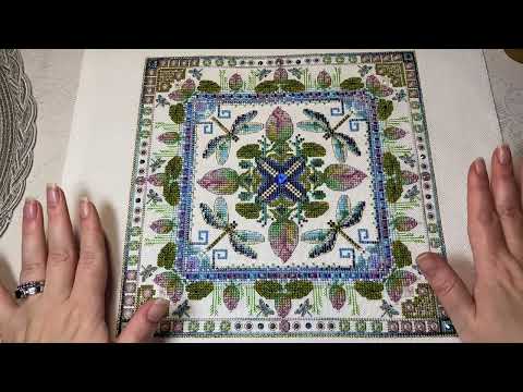 Видео: Фініш “Dragonfly tile mandala”, старт «Hydrangea autumn fog mandala”. Мій досвід з Chatelaine 