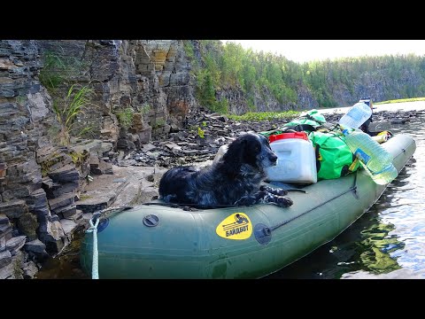 Видео: Путешествие на Ямозеро Ч20. Река Мезенская Пижма. Порог Великий. Лесная изба. Один в глухой тайге
