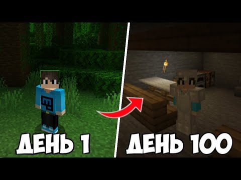 Видео: 100 ДНЕЙ ВЫЖИВАНИЯ ЗОМБИ АПОКАЛИПСИС В МАЙНКРАФТ | Стив бедрок 