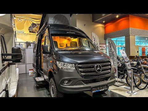 Видео: Редкий автодом Mercedes Sprinter 4х4, 3.0L, в наличии по лучшей цене.