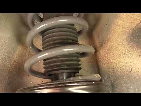 Видео: TOYOTA CALDINA ST-190. Проблема от проставок. Усиленные пружины OBK.