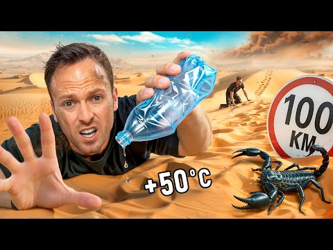 Видео: Выживание в Пустыне - Самый Опасный Маршрут в Мире: 100КМ Без Еды и Воды