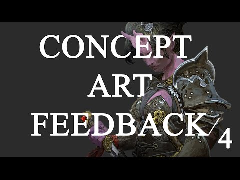 Видео: Concept Art Feedback #4 - разбор работы, ошибки и советы