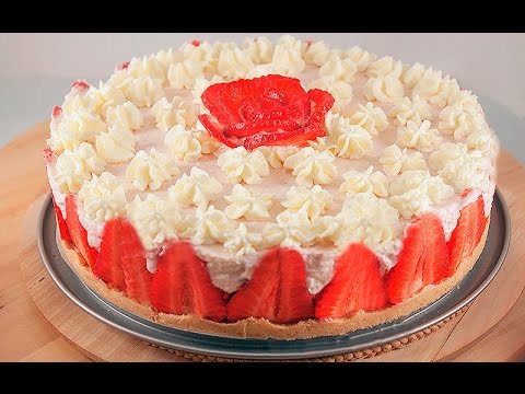 Видео: 🍓Клубничный Чизкейк Без Выпечки🍰Легкий Рецепт