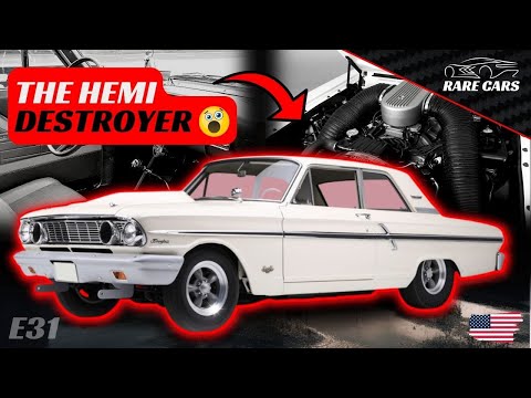 Видео: Редкий Ford 427 MONSTER, на котором Dodge боялся участвовать в гонках — Ford Fairlane Thunderbolt...