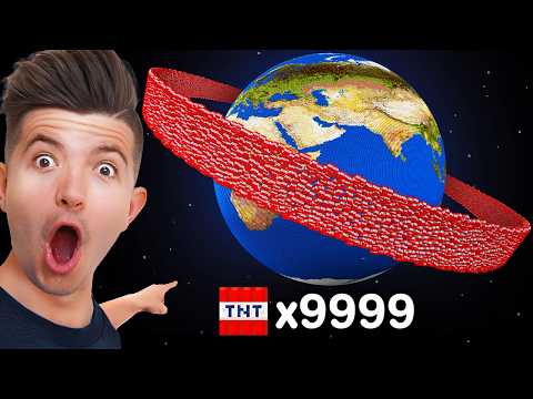 Видео: Minecraft, но TNT = мирового размера!