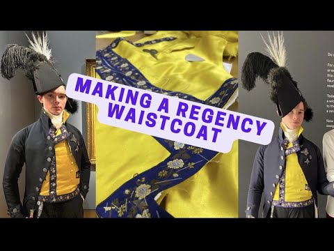 Видео: Как сшить мужской жилет в стиле Регентства