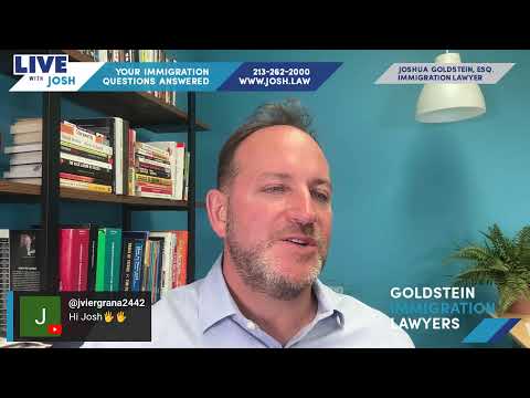 Видео: иммиграционная помощь в прямом эфире с Джошем