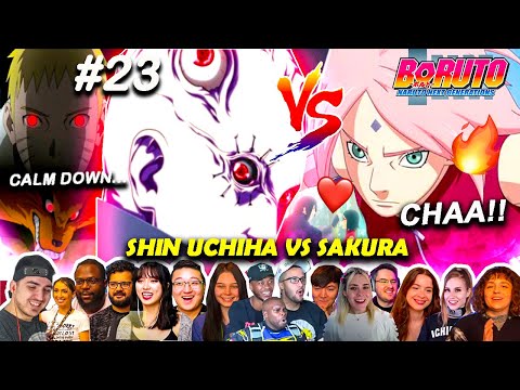 Видео: Саске/Сакура против Шина🔥Наруто пугает Шина☠️Они сошли с ума 🇯🇵 BORUTO 23 Реакция Mashup [Boruto ...
