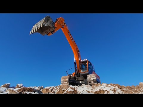 Видео: DOOSAN DX 360 LCA . Минусы при эксплуатации в зимний период.