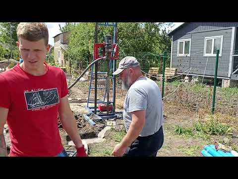 Видео: Замечательная скважина под 90мм. трубу!